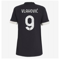 Zenski Nogometni Dres Juventus Dusan Vlahovic #9 Rezervni 2023-24 Kratak Rukav